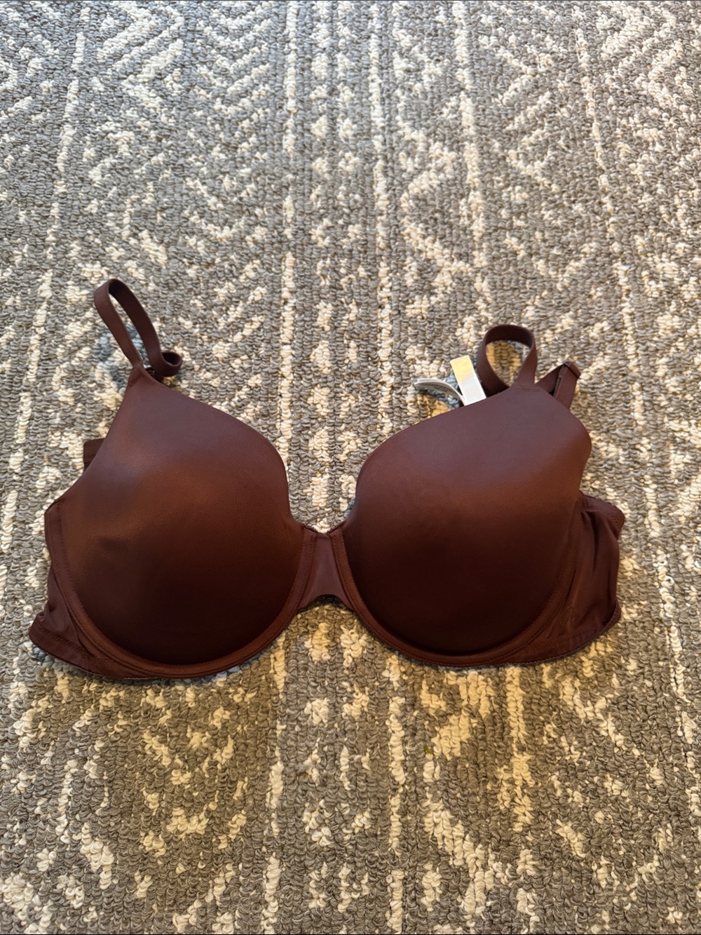 Seamless Support T-Shirt Bra in Chocolate Brown